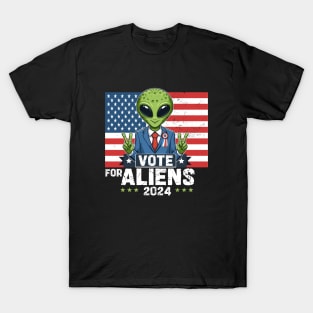Vote For Aliens T-Shirt
